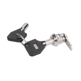 File Cabinet Locks Furniture Cam Locks Security Lock with Keys for Vending Machines Computers Closet Doors - 45-Degree Angle