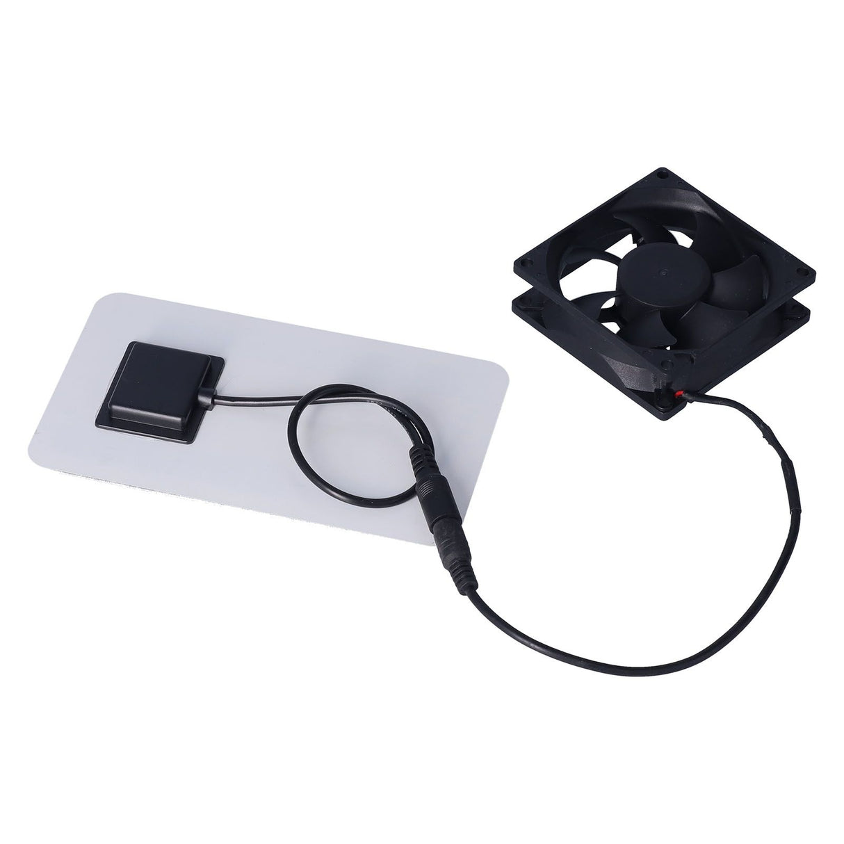 2.5W Solar Panel Fan Solar Pet Exhaust Air Flowing Fan for Outdoor Breeding Planting