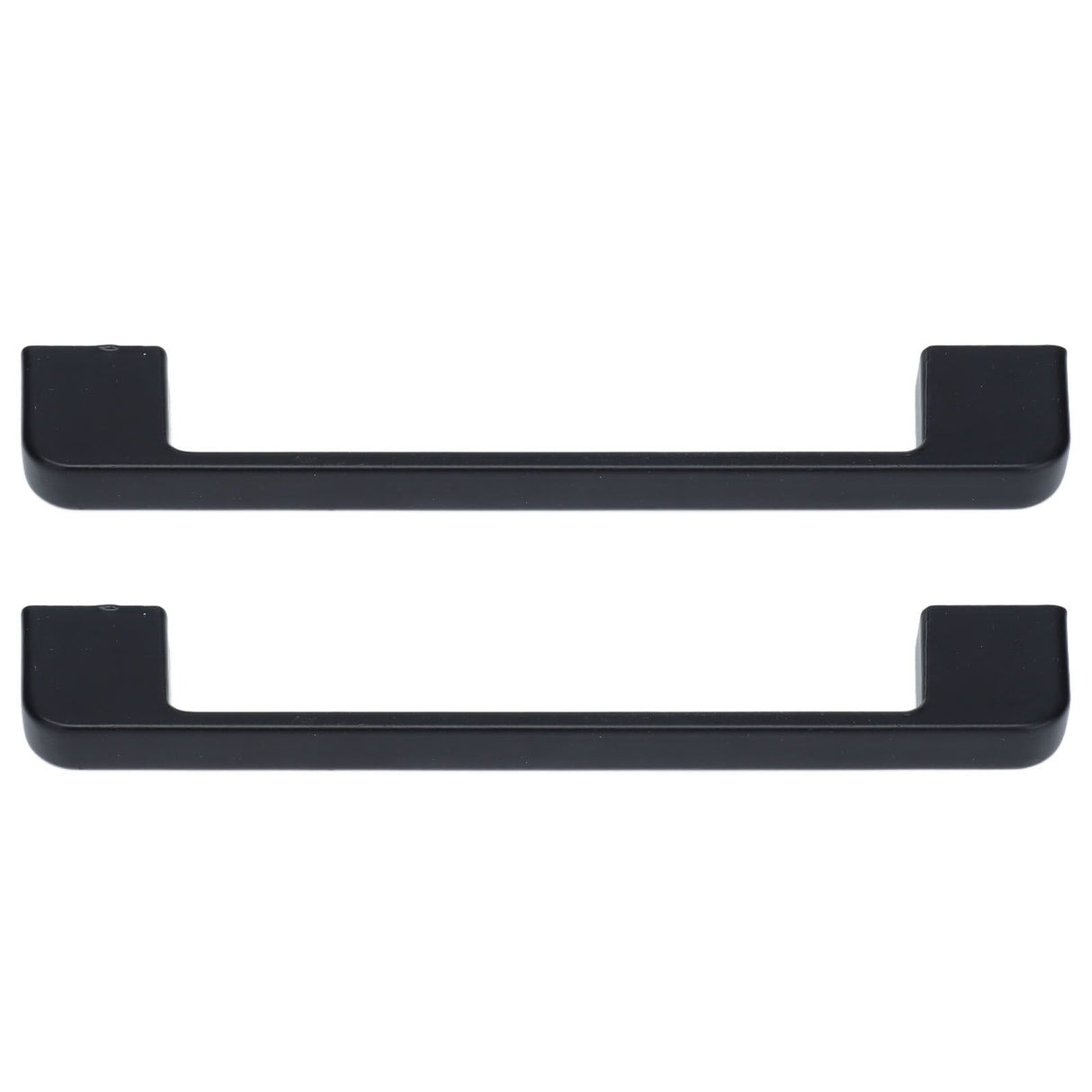 2pcs Cabinet Pulls Black Zinc Alloy Kitchen Drawer Handles with Screws for Drawer Wardrobe Cupboard Door