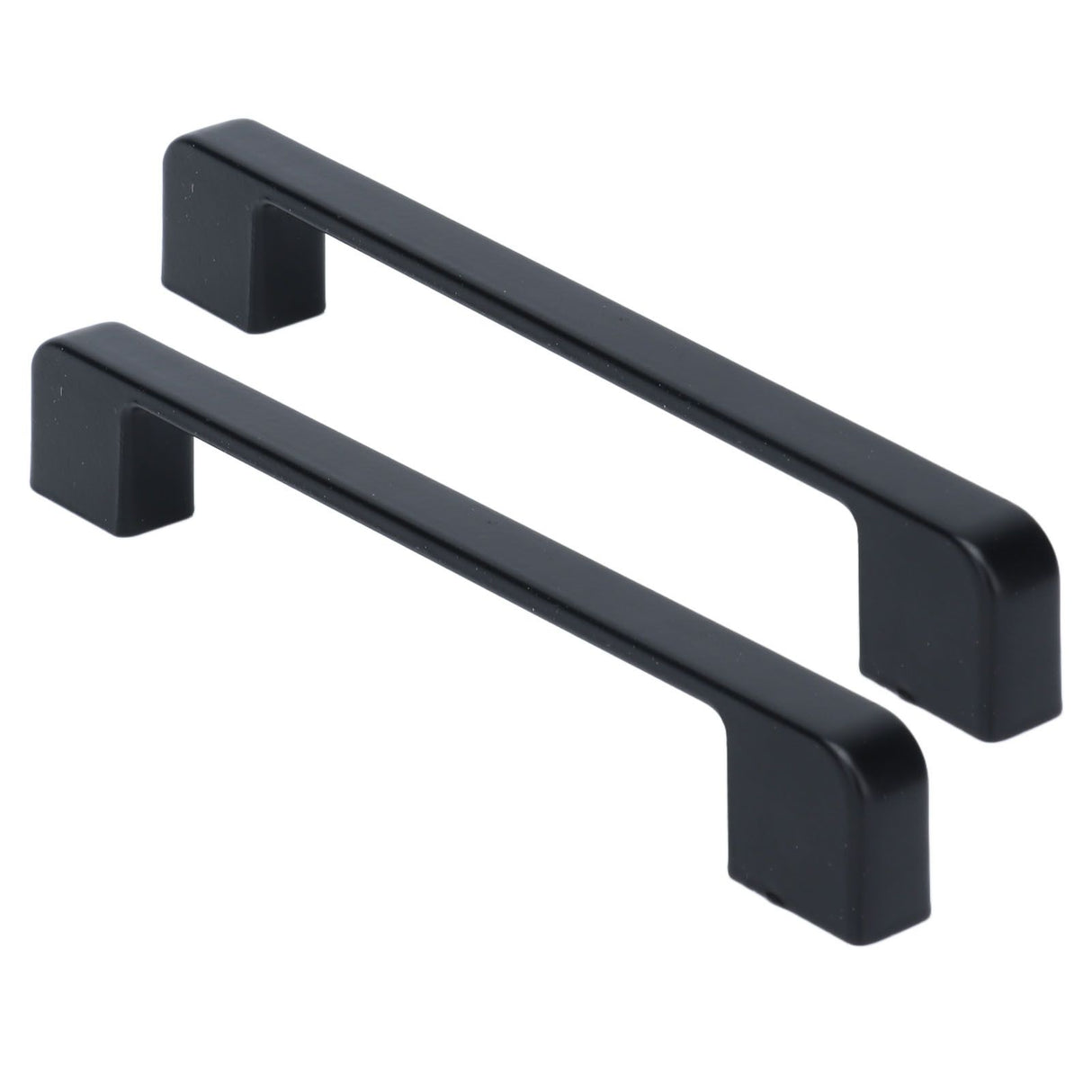 2pcs Cabinet Pulls Black Zinc Alloy Kitchen Drawer Handles with Screws for Drawer Wardrobe Cupboard Door