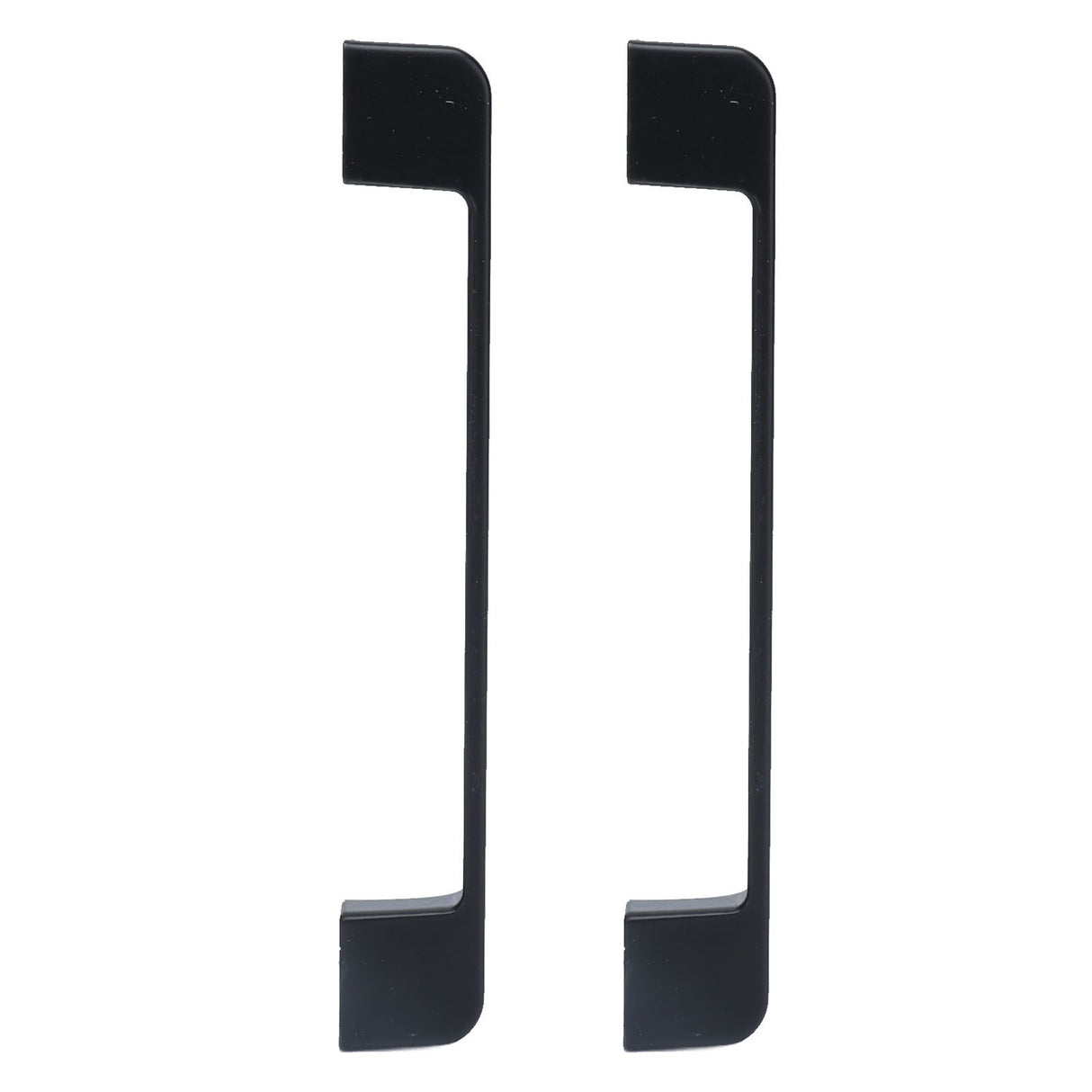 2pcs Cabinet Pulls Black Zinc Alloy Kitchen Drawer Handles with Screws for Drawer Wardrobe Cupboard Door