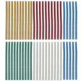 50pcs Full Colour Hot Glue Stick Easy Operation Fast Adhesion Clear Hot Glue Stick 7x140mm