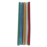 50pcs Full Colour Hot Glue Stick Easy Operation Fast Adhesion Clear Hot Glue Stick 7x140mm - 45-Degree Angle