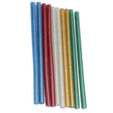 50pcs Full Colour Hot Glue Stick Easy Operation Fast Adhesion Clear Hot Glue Stick 7x140mm