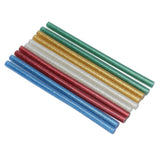 50pcs Full Colour Hot Glue Stick Easy Operation Fast Adhesion Clear Hot Glue Stick 7x140mm - Close-Up Angle