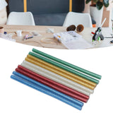 50pcs Full Colour Hot Glue Stick Easy Operation Fast Adhesion Clear Hot Glue Stick 7x140mm