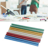 50pcs Full Colour Hot Glue Stick Easy Operation Fast Adhesion Clear Hot Glue Stick 7x140mm