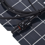 2 Pcs Solar Panels Kit 15W Portable Monocrystalline Solar Panel Charger for Outdoor Boat Caravan RV Charging