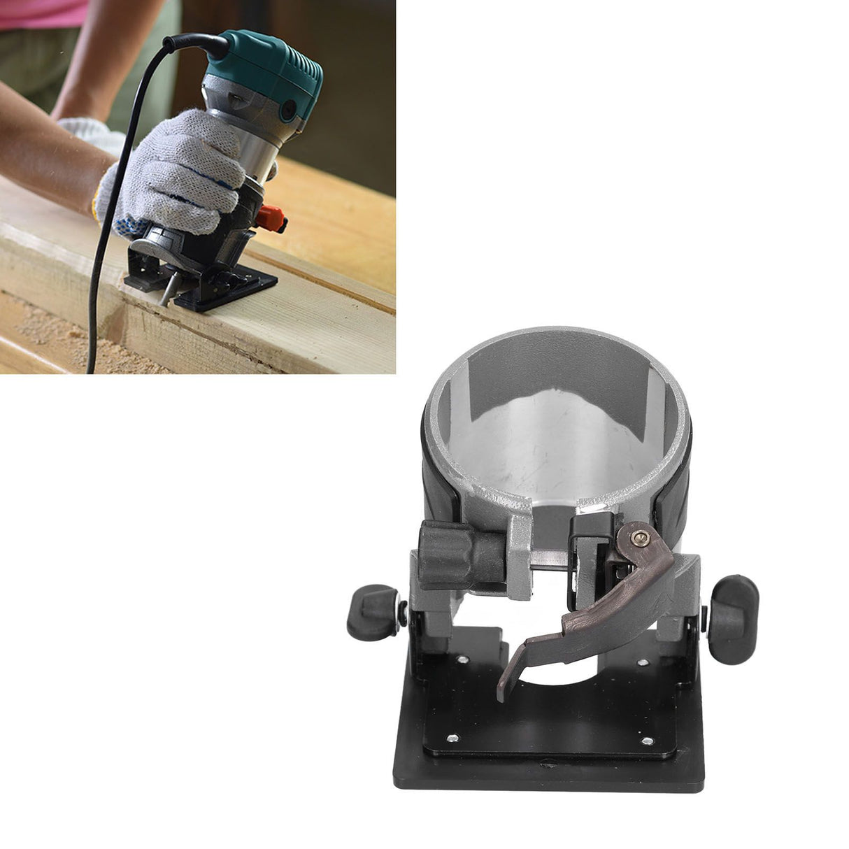 Aluminum Alloy Tiltable Multi Angle Base Stitching Trimming Slotting Stitching Machine Base Tool