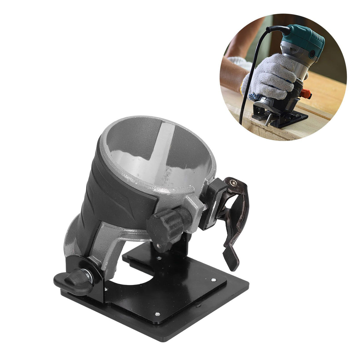 Aluminum Alloy Tiltable Multi Angle Base Stitching Trimming Slotting Stitching Machine Base Tool