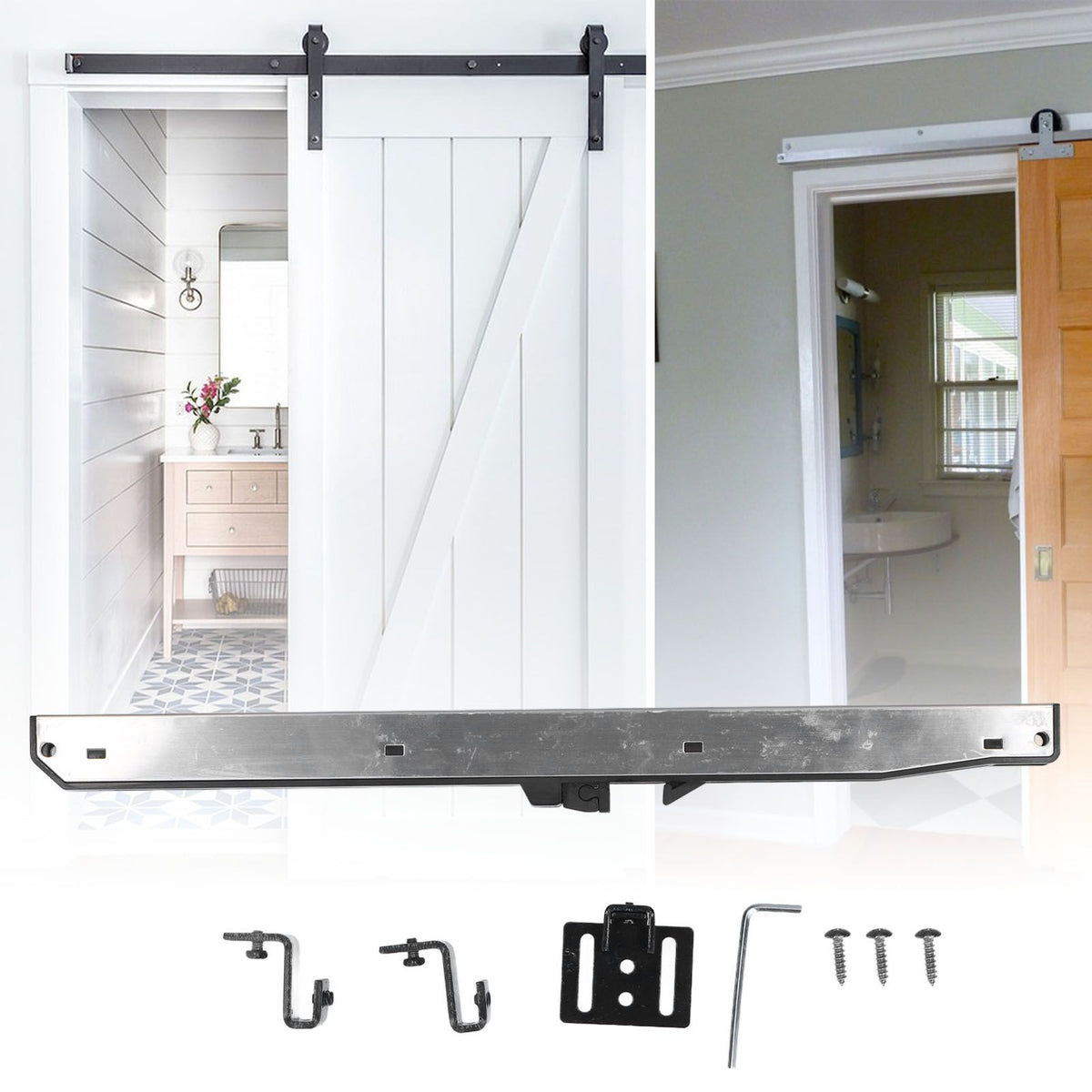 Soft Close Mechanism Door Damper Sliding Barn Door Damper Stainless Steel Cabinet Buffer Damper