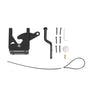 Iron Fence Lock Self Locking Gate Latch Hardware with Adjustable Cable for Garden Backyard Courtyard