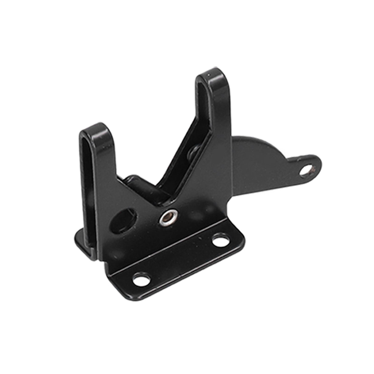 Iron Fence Lock Self Locking Gate Latch Hardware with Adjustable Cable for Garden Backyard Courtyard