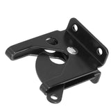 Iron Fence Lock Self Locking Gate Latch Hardware with Adjustable Cable for Garden Backyard Courtyard - Low Angle