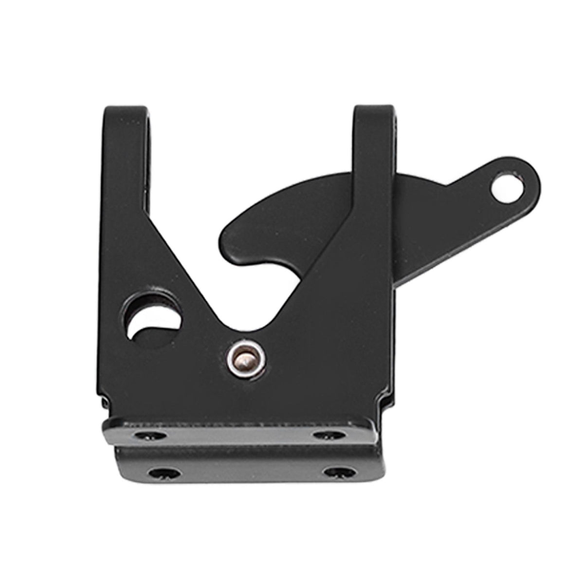 Iron Fence Lock Self Locking Gate Latch Hardware with Adjustable Cable for Garden Backyard Courtyard