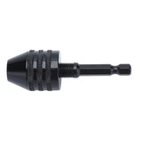 0.6‑8mm Fast Change Hex Shank Drill Bit Chuck Aluminum Alloy Clamping Tool for Grinding Machine Screwdriver - Front View