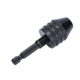 0.6‑8mm Fast Change Hex Shank Drill Bit Chuck Aluminum Alloy Clamping Tool for Grinding Machine Screwdriver