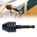 0.6‑8mm Fast Change Hex Shank Drill Bit Chuck Aluminum Alloy Clamping Tool for Grinding Machine Screwdriver