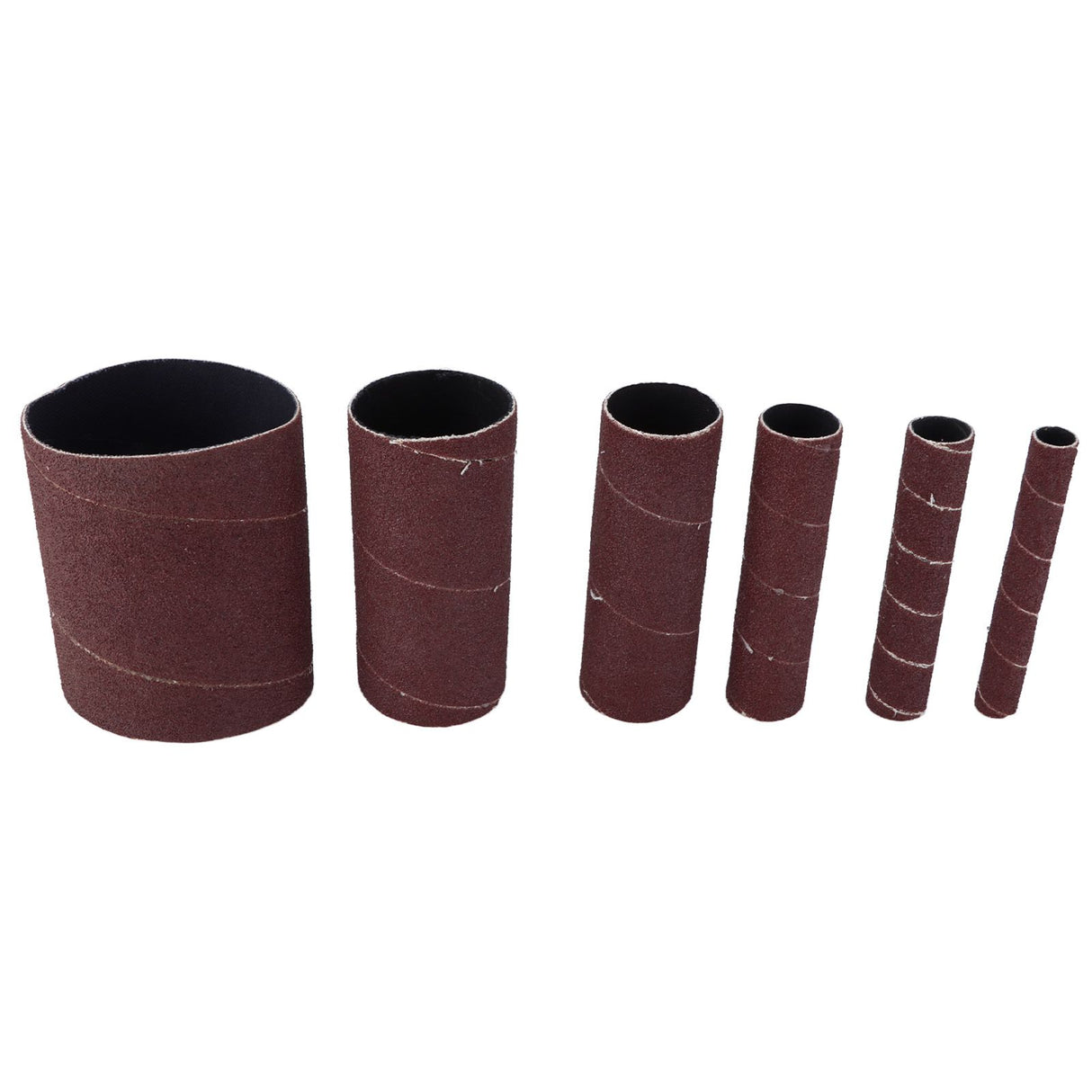 6Pcs Sandpaper Ring Sandpaper Roll Sanding Sleeves Wood Sanding Metal Rust Removing for Electric Grinder