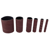 6Pcs Sandpaper Ring Sandpaper Roll Sanding Sleeves Wood Sanding Metal Rust Removing for Electric Grinder