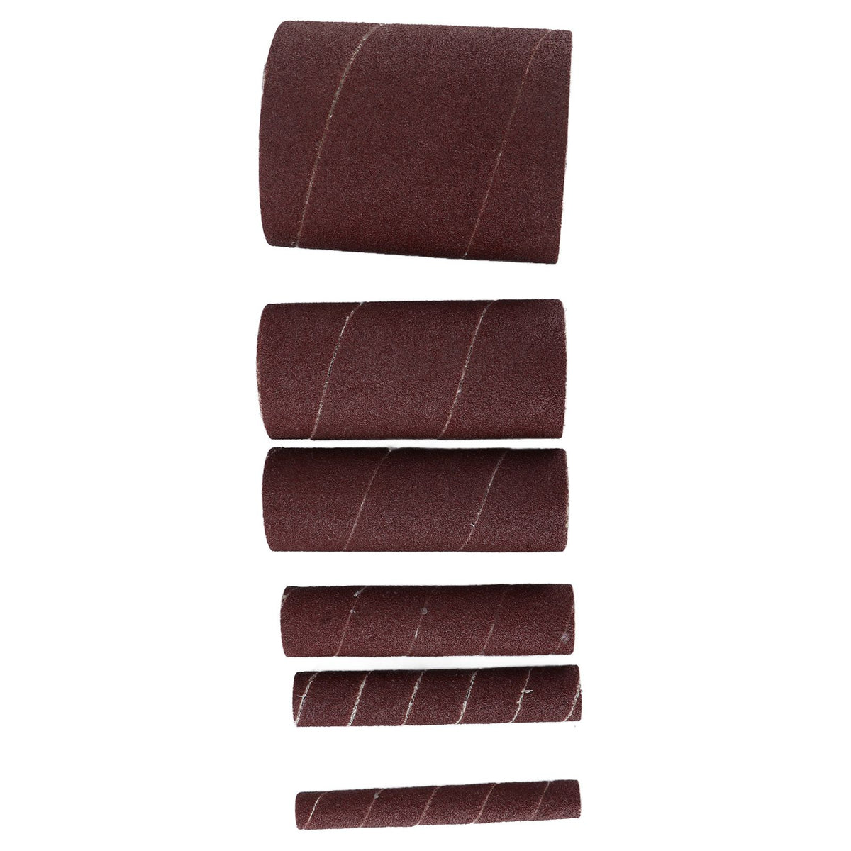 6Pcs Sandpaper Ring Sandpaper Roll Sanding Sleeves Wood Sanding Metal Rust Removing for Electric Grinder