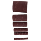 6Pcs Sandpaper Ring Sandpaper Roll Sanding Sleeves Wood Sanding Metal Rust Removing for Electric Grinder