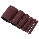6Pcs Sandpaper Ring Sandpaper Roll Sanding Sleeves Wood Sanding Metal Rust Removing for Electric Grinder - Close-Up Angle