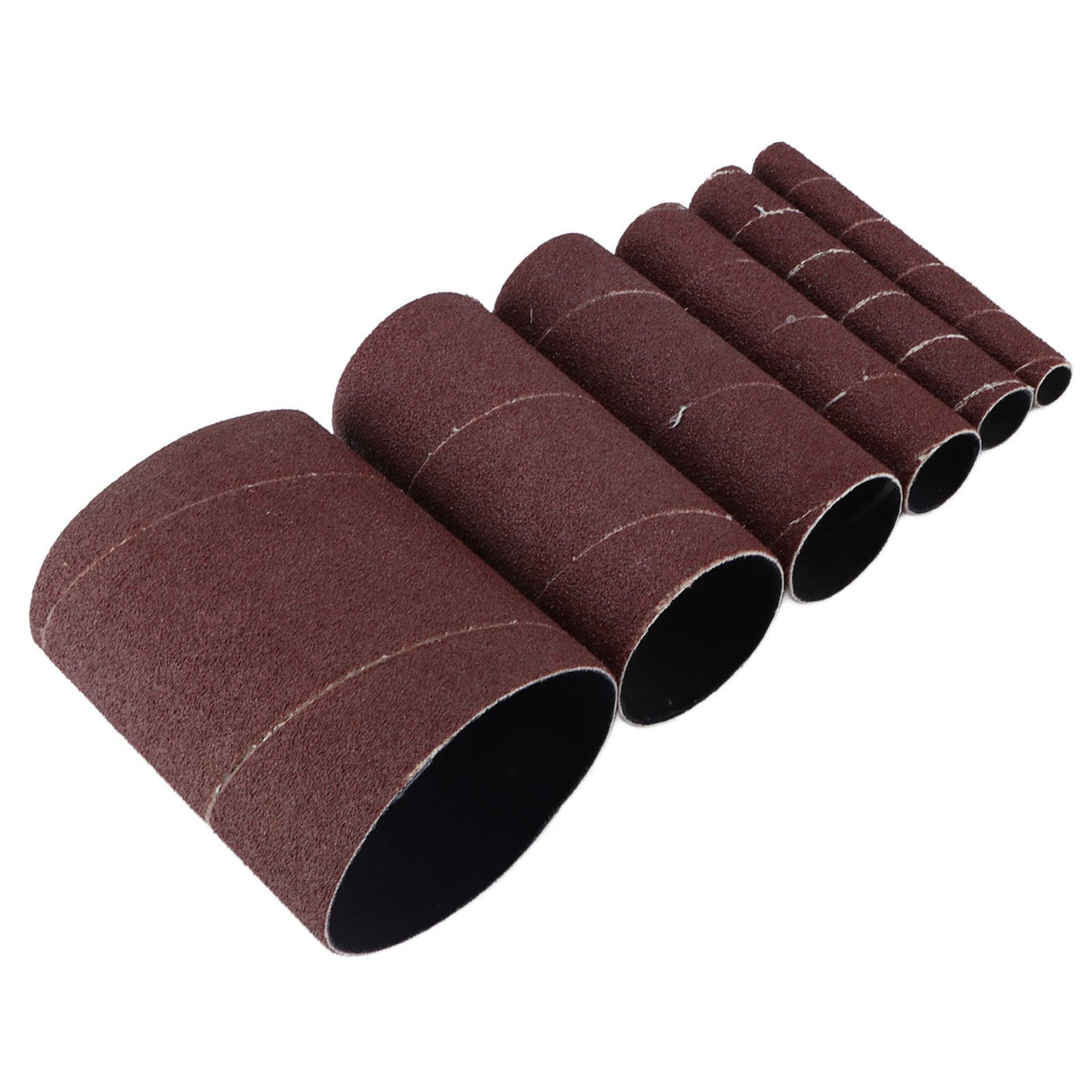 6Pcs Sandpaper Ring Sandpaper Roll Sanding Sleeves Wood Sanding Metal Rust Removing for Electric Grinder