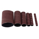 6Pcs Sandpaper Ring Sandpaper Roll Sanding Sleeves Wood Sanding Metal Rust Removing for Electric Grinder - Extra Image