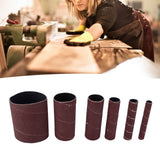 6Pcs Sandpaper Ring Sandpaper Roll Sanding Sleeves Wood Sanding Metal Rust Removing for Electric Grinder