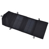 15W 5V Portable Solar Folding Panel Power Station Outdoor USB Solar Panel Power Bank for Camping Traveling - Side View
