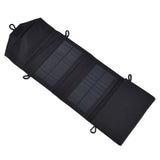 15W 5V Portable Solar Folding Panel Power Station Outdoor USB Solar Panel Power Bank for Camping Traveling - 45-Degree Angle