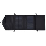 15W 5V Portable Solar Folding Panel Power Station Outdoor USB Solar Panel Power Bank for Camping Traveling - Low Angle
