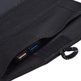 15W 5V Portable Solar Folding Panel Power Station Outdoor USB Solar Panel Power Bank for Camping Traveling - Extra Image