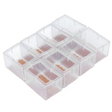 16pcs Square Silicone Chair Leg Protectors Elastic Good Mute Effect Furniture Leg Cover for Hardwood Floors