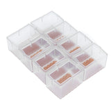 16pcs Square Silicone Chair Leg Protectors Elastic Good Mute Effect Furniture Leg Cover for Hardwood Floors
