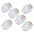 32Pcs Non Slip Furniture Leg Cover Mute Silicone Tables Chairs Leg Caps Floor Protector Transparent