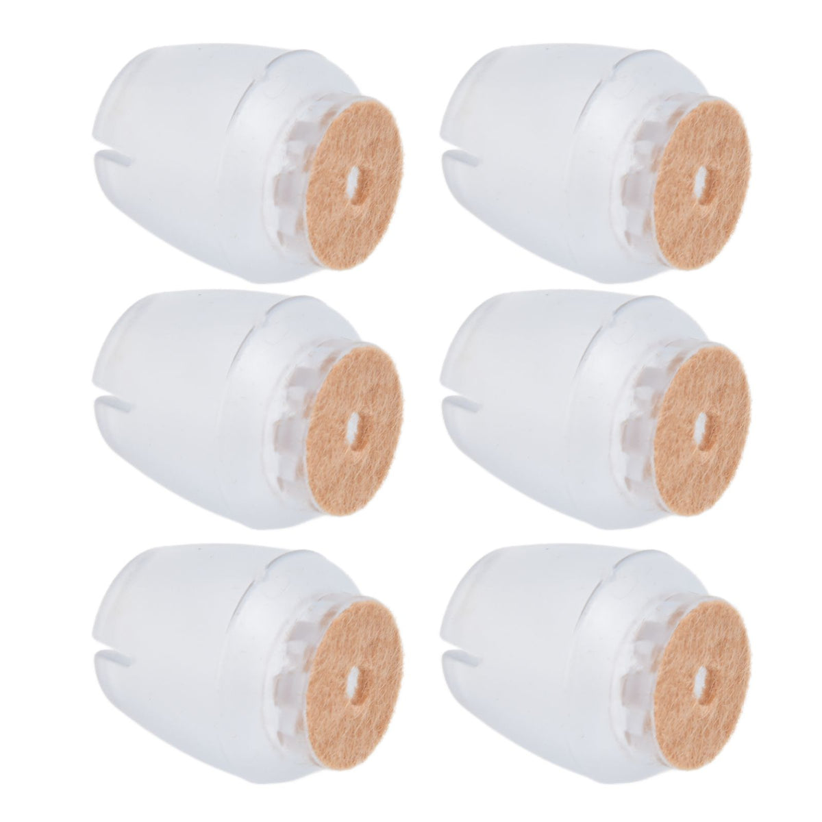 32Pcs Non Slip Furniture Leg Cover Mute Silicone Tables Chairs Leg Caps Floor Protector Transparent