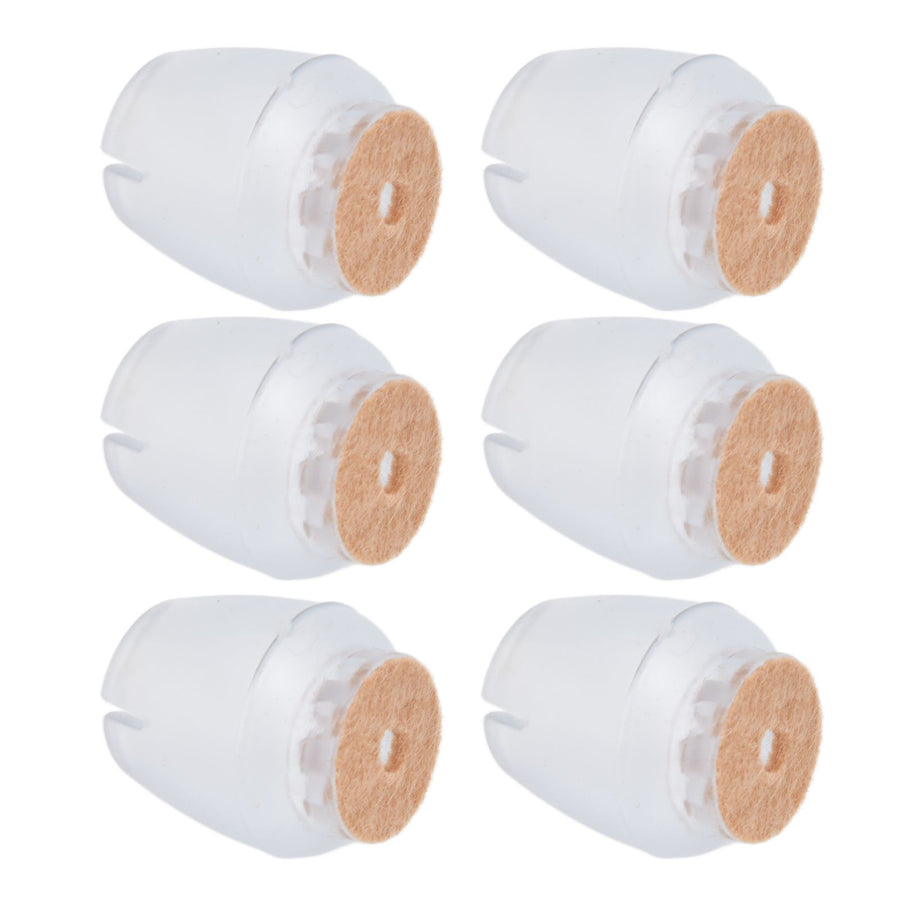 32Pcs Non Slip Furniture Leg Cover Mute Silicone Tables Chairs Leg Caps Floor Protector Transparent