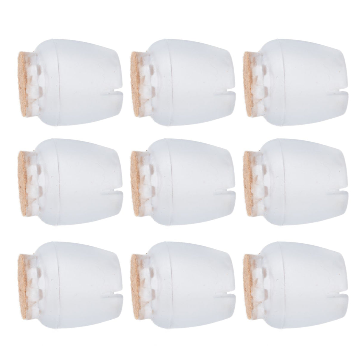 32Pcs Non Slip Furniture Leg Cover Mute Silicone Tables Chairs Leg Caps Floor Protector Transparent