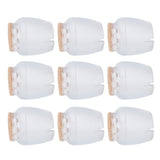 32Pcs Non Slip Furniture Leg Cover Mute Silicone Tables Chairs Leg Caps Floor Protector Transparent