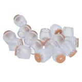 32Pcs Non Slip Furniture Leg Cover Mute Silicone Tables Chairs Leg Caps Floor Protector Transparent - Extra Image