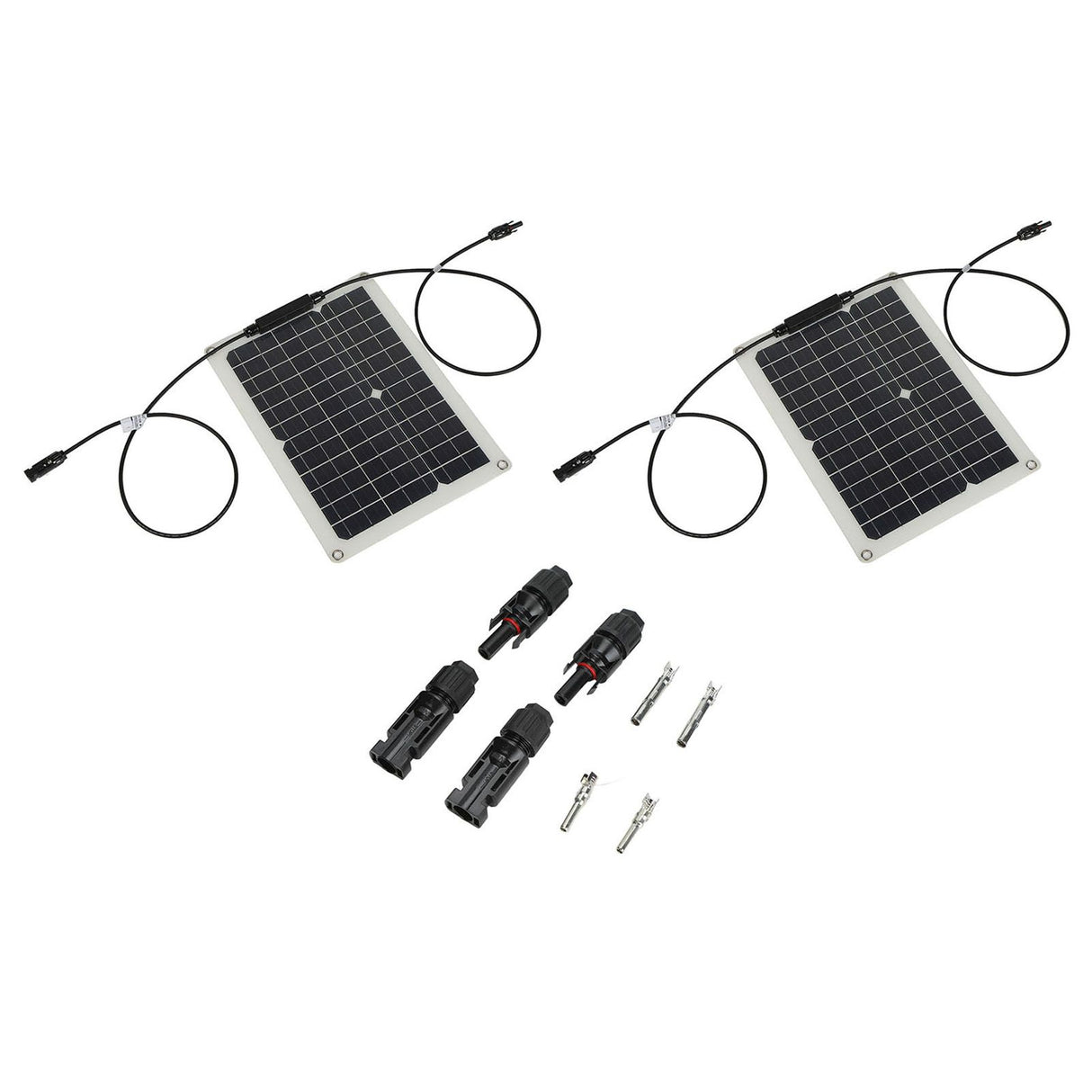 15W Solar Panel Portable Waterproof Monocrystalline Solar Charging Board for Outdoor Car Motor YachtSolar Panel