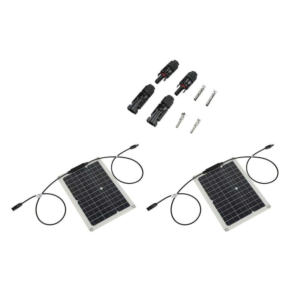 15W Solar Panel Portable Waterproof Monocrystalline Solar Charging Board for Outdoor Car Motor YachtSolar Panel