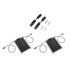 15W Solar Panel Portable Waterproof Monocrystalline Solar Charging Board for Outdoor Car Motor YachtSolar Panel