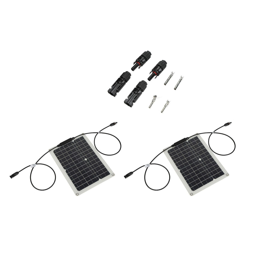 15W Solar Panel Portable Waterproof Monocrystalline Solar Charging Board for Outdoor Car Motor YachtSolar Panel