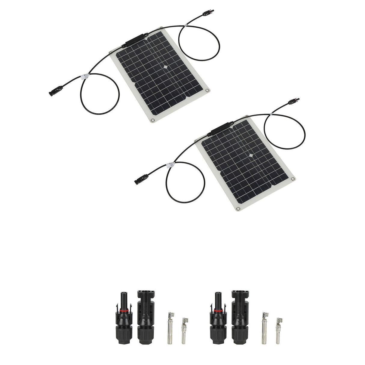 15W Solar Panel Portable Waterproof Monocrystalline Solar Charging Board for Outdoor Car Motor YachtSolar Panel