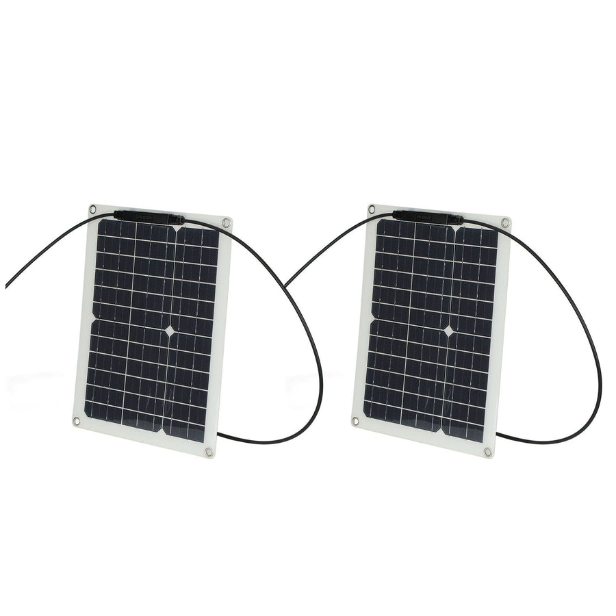 15W Solar Panel Portable Waterproof Monocrystalline Solar Charging Board for Outdoor Car Motor YachtSolar Panel