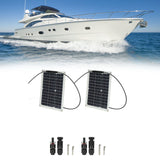 15W Solar Panel Portable Waterproof Monocrystalline Solar Charging Board for Outdoor Car Motor YachtSolar Panel