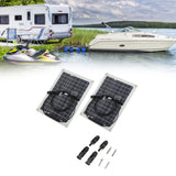 15W Solar Panel Portable Waterproof Monocrystalline Solar Charging Board for Outdoor Car Motor YachtSolar Panel